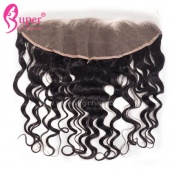 Cheap Ear To Ear Virgin Human Hair Loose Wave Lace Frontal Closure 13x4 With Baby Hair And Bleached Knots For Sale