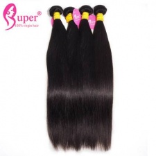 Best Real Virgin Remy Malaysian Straight Human Hair Extensions Bundle Deals Natural Color