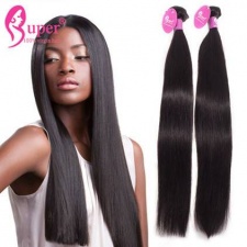Premium Raw Virgin Remy Indian Straight Human Hair Extensions 3 or 4 Bundle Deals Natural Color Cheap Wholesale Price