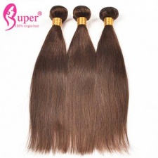 Light Brown Best Real Weft Virgin Coloured Human Hair Extensions For Sale With Affordable Price