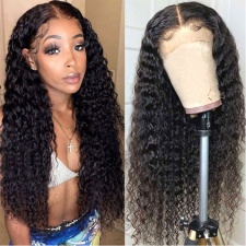 Glueless Lace Frontal Wig T Part 13x1 Pre Plucked Best Human Hair Black Women Wig
