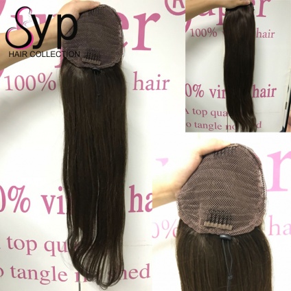 human hair ponytail